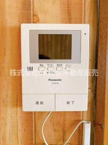 中石切町5丁目中古戸建の防犯設備|モニター付きインターホンがあり女性やお子様にも安心です！
