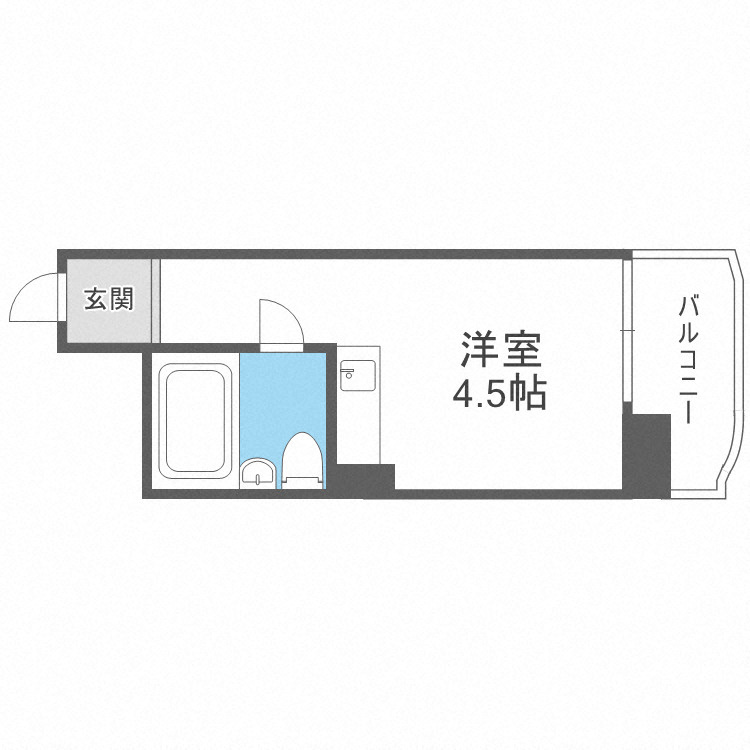 大阪市城東区成育２丁目の賃貸マンションの間取り