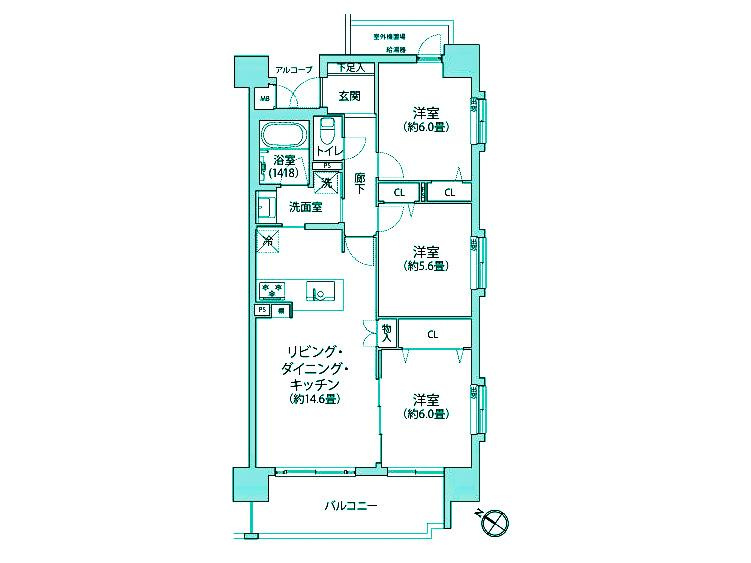 コニファーコート金町エアーレジデンスの間取り|ドキドキの新生活も、安心してスタート。ぴったりの住まいを見つけませんか？クランディアが一緒に住まい選びをサポートします‼　まずは、お気軽にお問合せください　＃クランディア