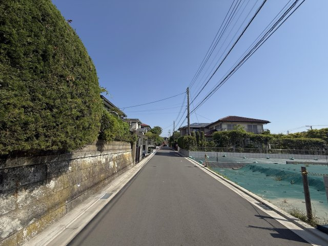 閑静な住宅街　全1区画の前面道路含む現地写真|前面道路