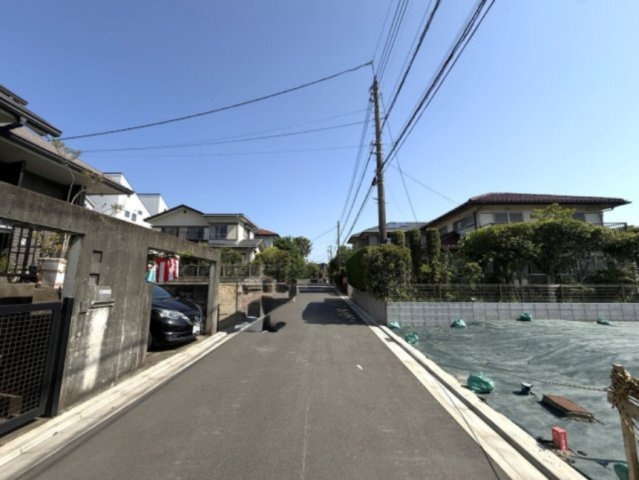 閑静な住宅街　全1区画の前面道路含む現地写真|前面道路