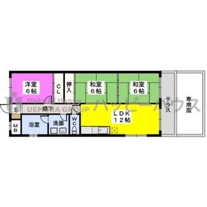 ファミール和白の間取り