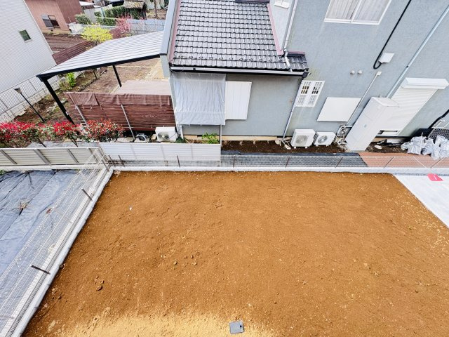 柏市大室新築戸建（大室７期）の展望|バルコニーより南側眺望・南側庭スペースにつき日当たり良好♪