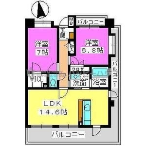ピュアハイム和白丘の間取り