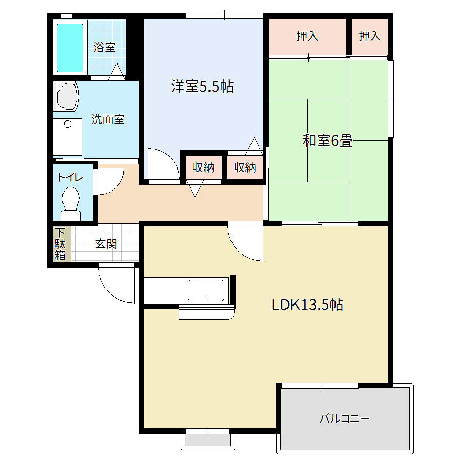 マルベリーBの間取り