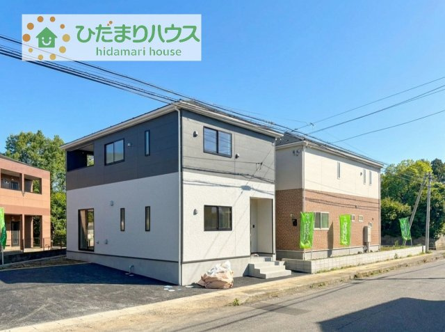 【外観】 | 土浦市神立東第5　新築戸建　2号棟 | 陽だまりポカポカのマイホームです!(^^)!