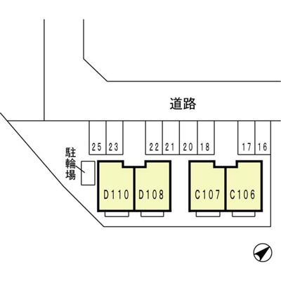 【区画図】 | ロッシェ・コート　C棟