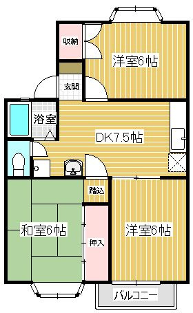 ファミュ名島の間取り