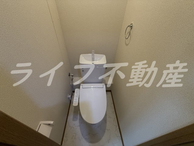 ハイムグランシャリオのトイレ|ゆったりとした空間のトイレです