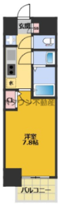 【間取り】 | S-RESIDENCE志賀本通 | 間取りです