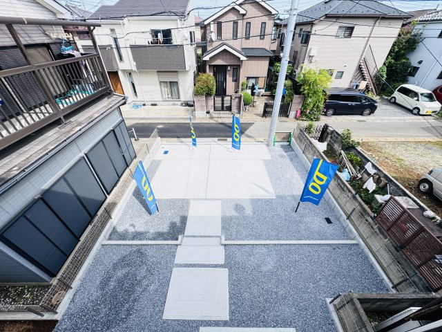 松戸市西馬橋３丁目新築戸建【馬橋小学校:7分】の展望|バルコニーより道路側眺望