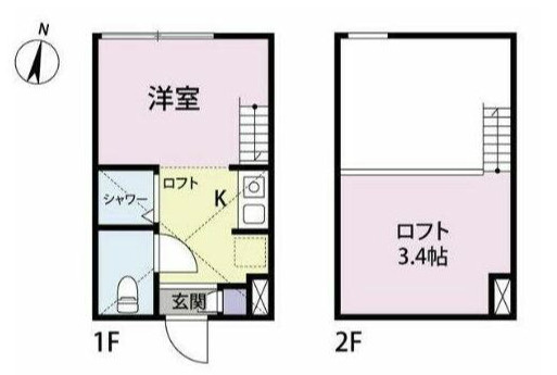 ル・プレジール方南町の間取り