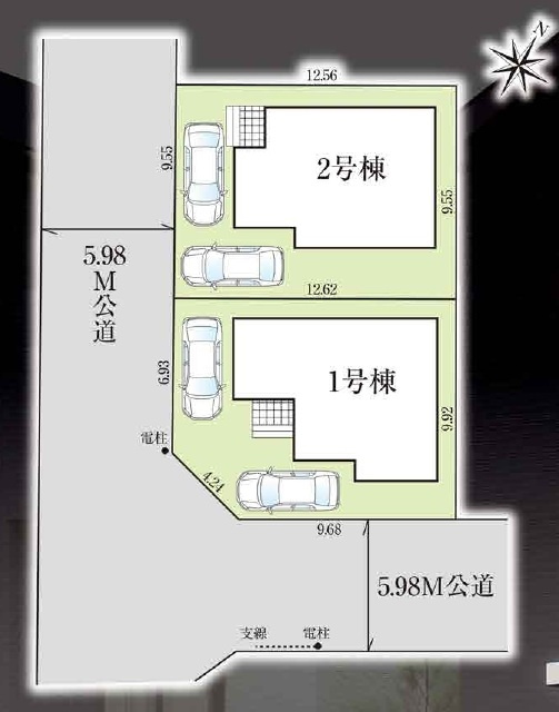 六高台10期【六実小学校:徒歩2分】の区画図