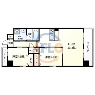 【間取り】 | スプランディッド大阪ベイサイドDUE