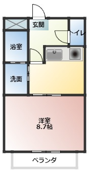 プラザブルーパインの間取り