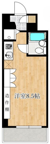 ベルメイト長居の間取り