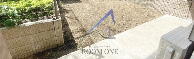 ランドステージ東大島エグゼタワー の庭|テラス、専用庭です。