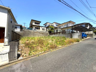 閑静な住宅街　建築条件無しの画像