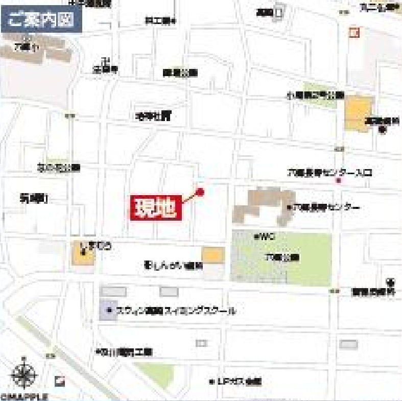 【新築】高崎市筑縄町　限定１棟　ハートフルタウン　新築建売の地図