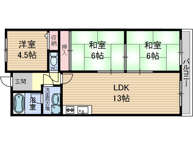 【間取り】 | エクレールミシマ