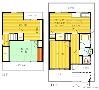 【間取り】 | 上池田1丁目戸建