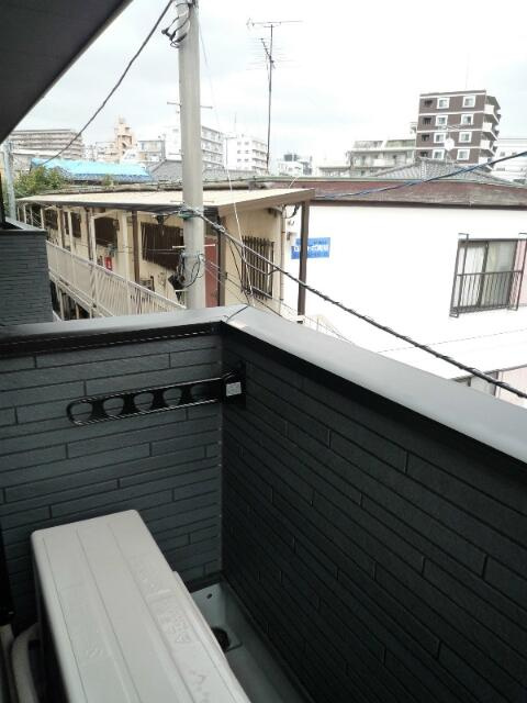 アンクルール南柏のバルコニー