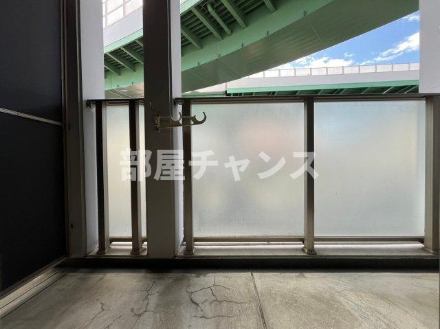 リエス東別院のバルコニー