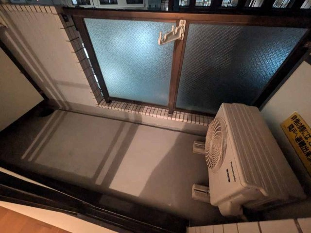 シティハイツ新小岩のバルコニー