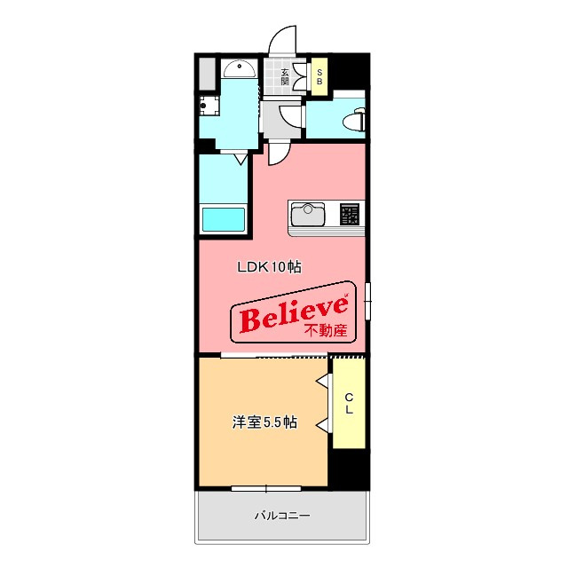 at eastの間取り|使い勝手の良い間取りです♪