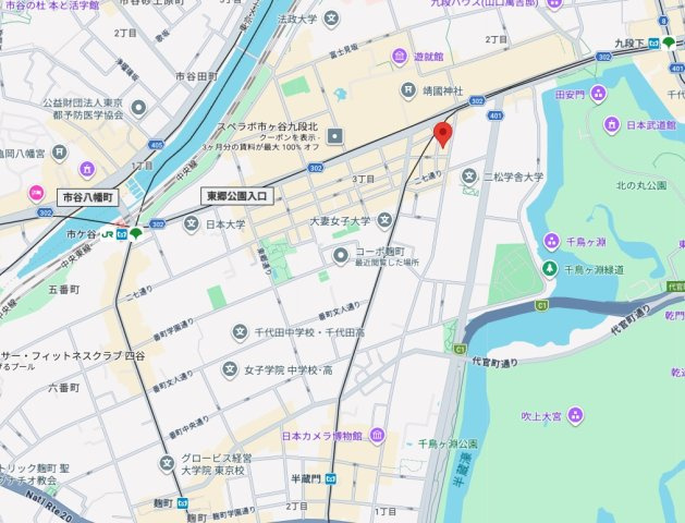 ★仲介手数料半額★Villa Heights KITANOMARU（室内リフォーム済み　即入居できます）の地図