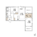 【間取り】 | 2LDK