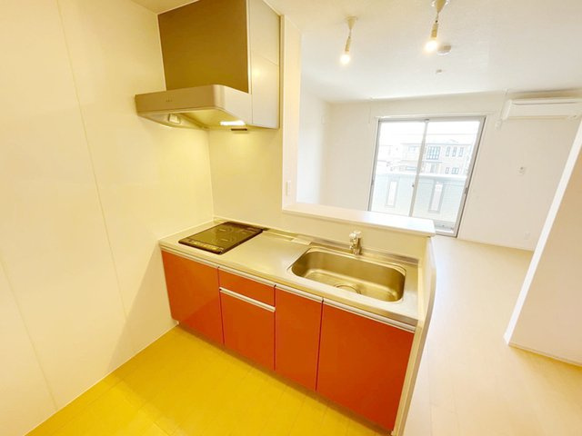 ヴェラハイツＭのキッチン|ＩＨシステムキッチンです。