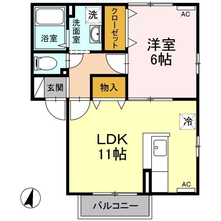ドミールＳＵＧＵＲＯの間取り