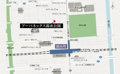 【地図】 | アーバネックス錦糸公園