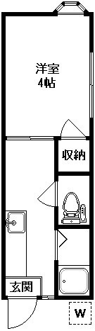 貴田ハイツの間取り