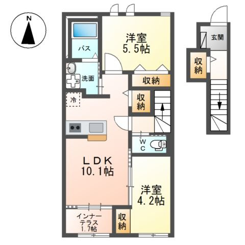 仮）高崎市上小鳥町Ｔ様新築アパートＢ棟