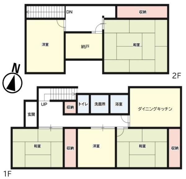 前橋市駒形町中古の間取り