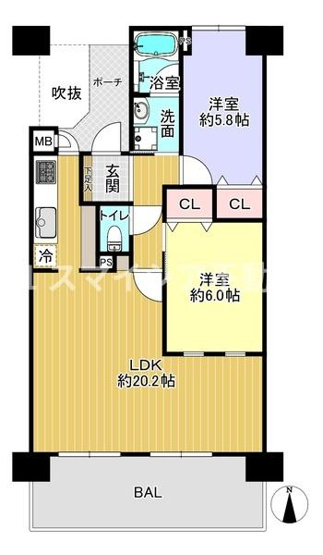 【間取り】 | ノバ香里園