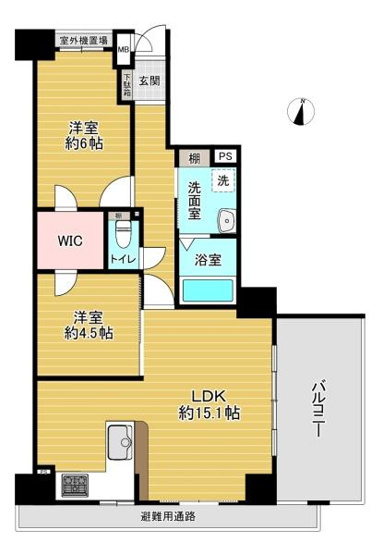 【間取り】 | サンヴェール鶴見緑地