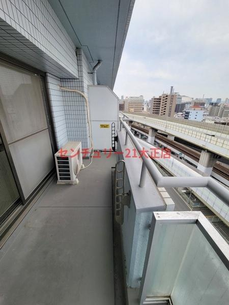 大阪市港区波除２丁目の賃貸マンションのバルコニー