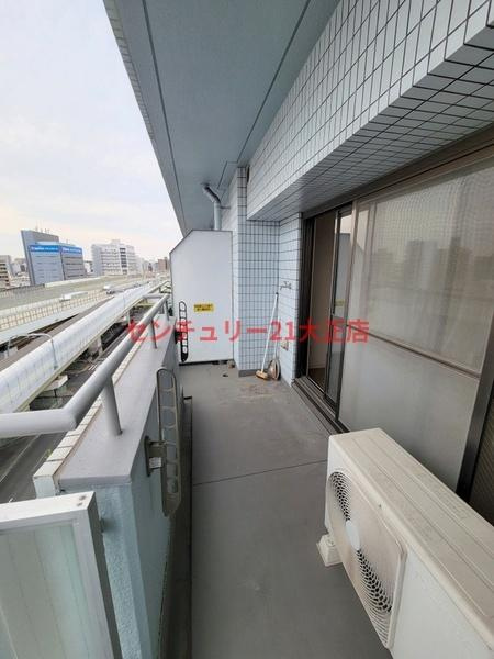 大阪市港区波除２丁目の賃貸マンションのバルコニー
