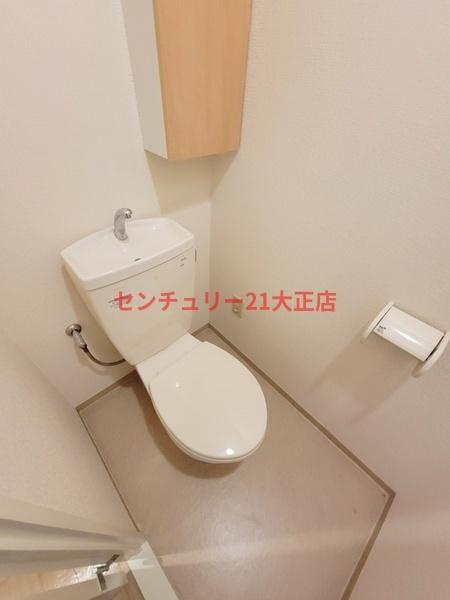 大阪市港区波除２丁目の賃貸マンションのトイレ