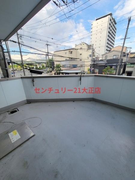 ユニッソン朝潮橋のバルコニー
