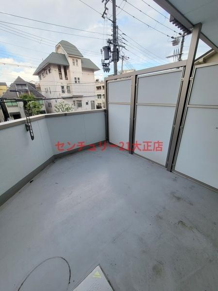 ユニッソン朝潮橋のバルコニー