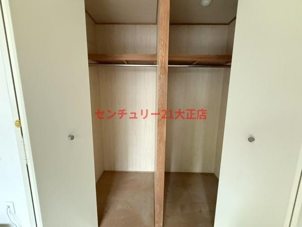 大阪市港区弁天５丁目の賃貸マンションの収納