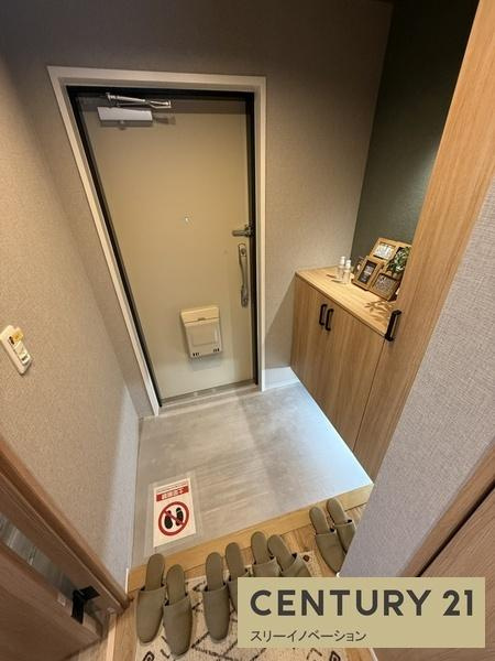 藤和シティコープ市岡の玄関