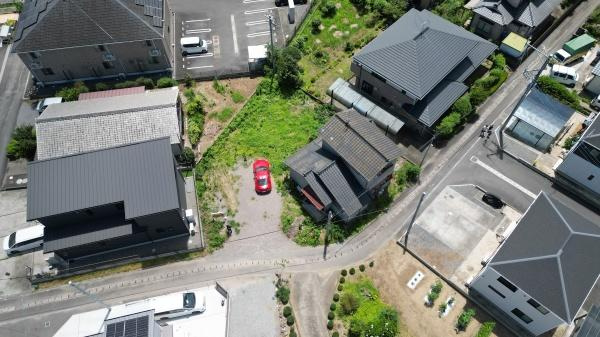 中戸次　土地のその他|現地航空写真(2026年7月撮影)