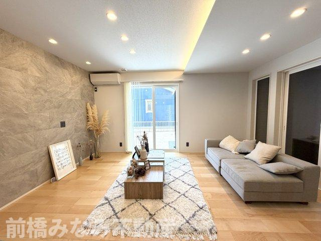 【新築】太田市亀岡町　３LDKの居間・リビング|居間です