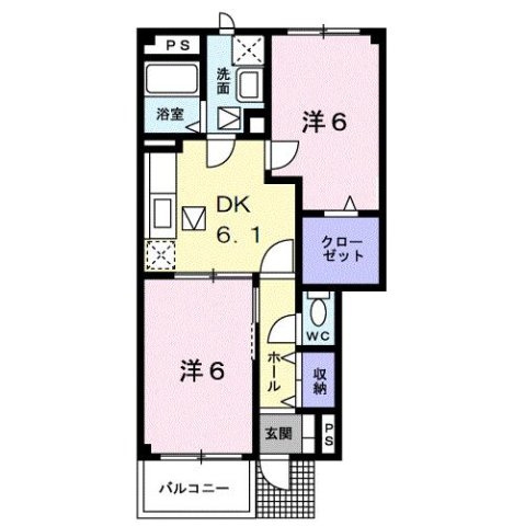 ソレイユの間取り