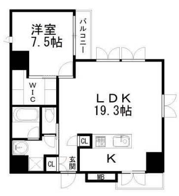 【間取り】 | クレグラン天満